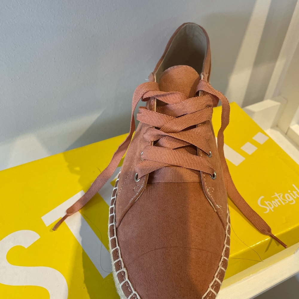 ✨HOST PICK ✨ SPORTSGIRL | Blush lace up espadrille sneakers - Picture 5 of 6
